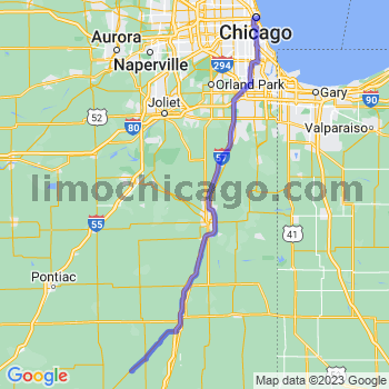 Limousine service to Chicago Loop