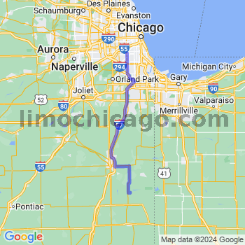 Travel from Papineau to Midway airport Limousine service to Midway airport (MDW)