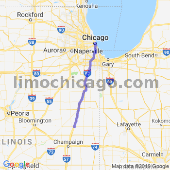 Limousine service to Chicago Loop