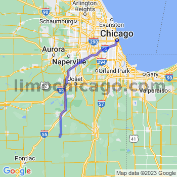 Travel from Reddick to Chicago Loop Limousine service to Chicago Loop