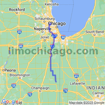 Travel from Rossville to O'Hare airport Limousine service to O'Hare airport (ORD)