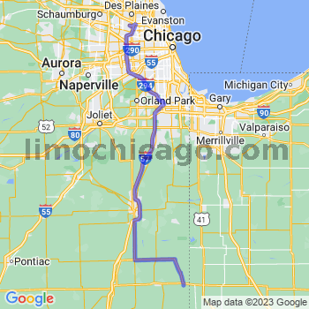 Limousine service to O'Hare airport (ORD)