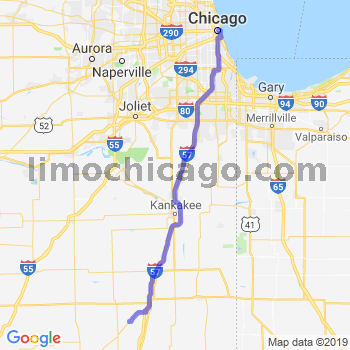 Limousine service to Chicago Loop