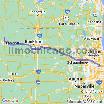 Travel from Cedarville to O'Hare airport Limousine service to O'Hare airport (ORD)