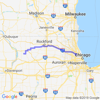 Travel from Chadwick to Midway airport Limousine service to Midway airport (MDW)
