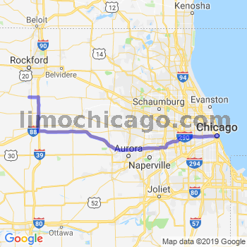 Limousine service to Chicago Loop