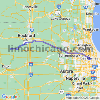 Travel from Leaf River to O'Hare airport Limousine service to O'Hare airport (ORD)