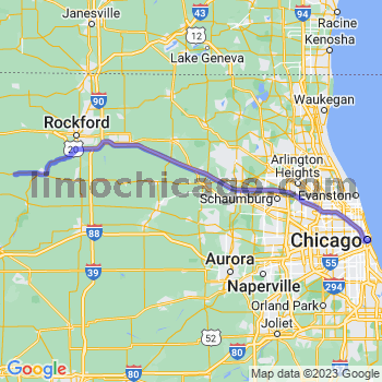 Travel from Leaf River to Chicago Loop Limousine service to Chicago Loop