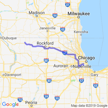 Travel from Lena to Midway airport Limousine service to Midway airport (MDW)
