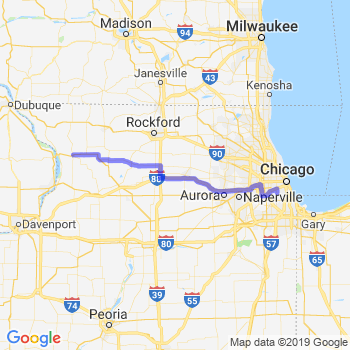 Travel from Mount Carroll to Midway airport Limousine service to Midway airport (MDW)