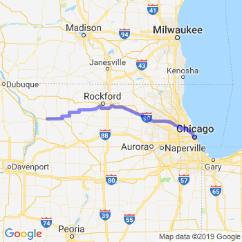 Travel from Mount Carroll to Chicago Loop Limousine service to Chicago Loop