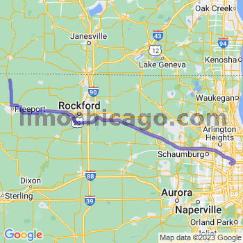 Travel from Orangeville to O'Hare airport Limousine service to O'Hare airport (ORD)