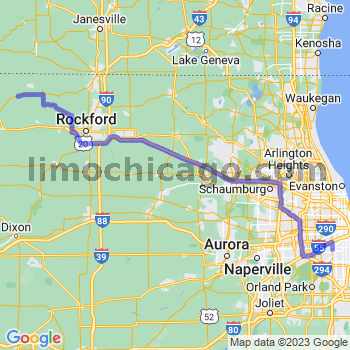 Travel from Rock City to Midway airport Limousine service to Midway airport (MDW)