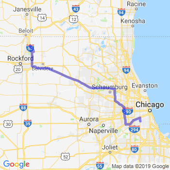 Travel from Roscoe to Midway airport Limousine service to Midway airport (MDW)