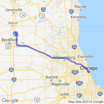 Travel from Roscoe to Chicago Loop Limousine service to Chicago Loop