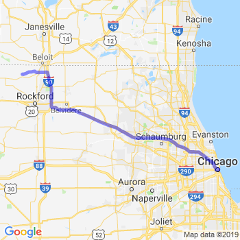Travel from Shirland to Chicago Loop Limousine service to Chicago Loop
