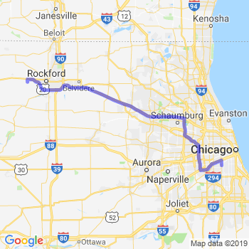 Travel from Winnebago to Midway airport Limousine service to Midway airport (MDW)