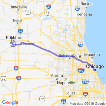 Travel from Rockford to Chicago Loop Limousine service to Chicago Loop