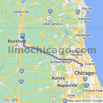 Travel from Machesney Park to O'Hare airport Limousine service to O'Hare airport (ORD)