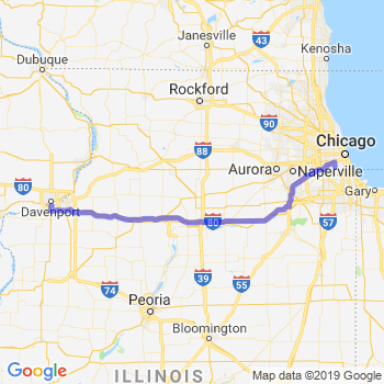 Travel from Rock Island to Midway airport Limousine service to Midway airport (MDW)