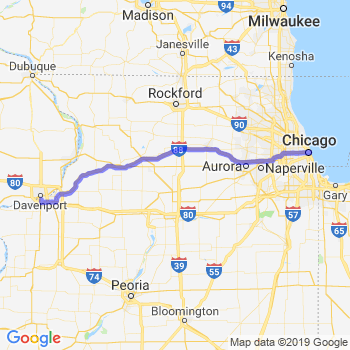 Travel from Rock Island to Chicago Loop Limousine service to Chicago Loop