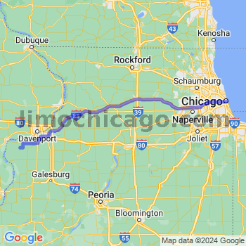 Travel from Buffalo Prairie to Chicago Loop Limousine service to Chicago Loop