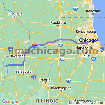 Travel from New Boston to Chicago Loop Limousine service to Chicago Loop