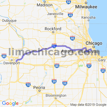 Travel from Silvis to Midway airport Limousine service to Midway airport (MDW)