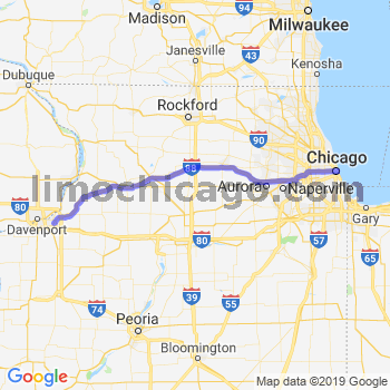 Travel from Silvis to Chicago Loop Limousine service to Chicago Loop
