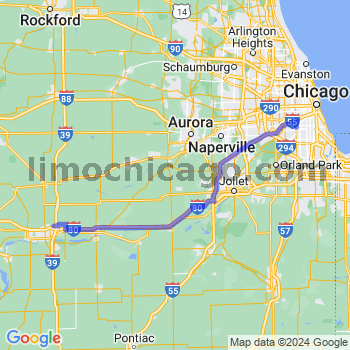 Travel from La Salle to Midway airport Limousine service to Midway airport (MDW)