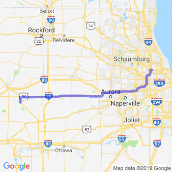 Travel from Amboy to O'Hare airport Limousine service to O'Hare airport (ORD)