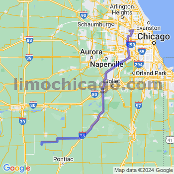 Limousine service to O'Hare airport (ORD)