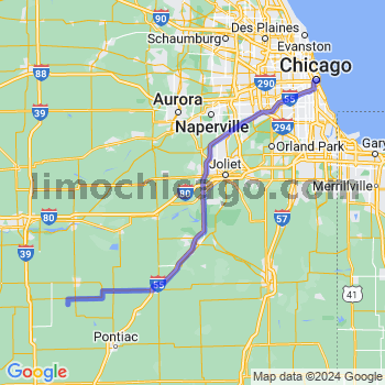 Limousine service to Chicago Loop