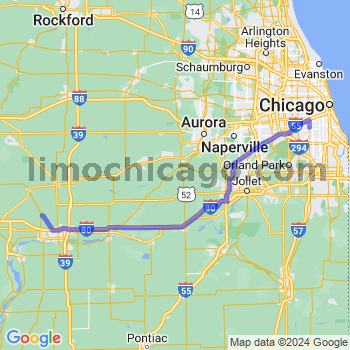 Travel from Cherry to Midway airport Limousine service to Midway airport (MDW)