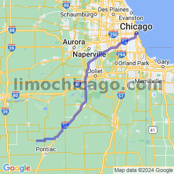 Limousine service to Chicago Loop