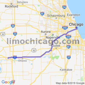 Travel from Dalzell to Chicago Loop Limousine service to Chicago Loop