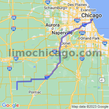 Limousine service to Chicago Loop