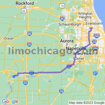 Travel from Depue to O'Hare airport Limousine service to O'Hare airport (ORD)
