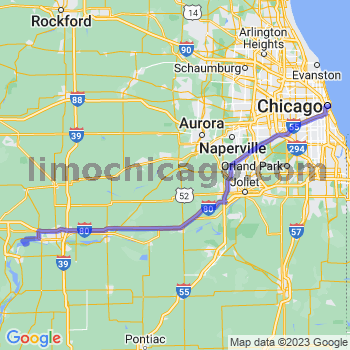 Travel from Depue to Chicago Loop Limousine service to Chicago Loop