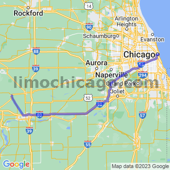 Limousine service to Chicago Loop