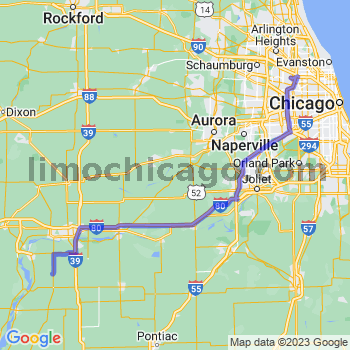 Travel from Mc Nabb to O'Hare airport Limousine service to O'Hare airport (ORD)