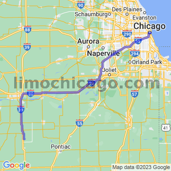 Limousine service to Chicago Loop