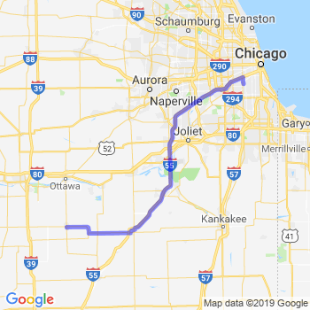 Travel from Streator to Midway airport Limousine service to Midway airport (MDW)