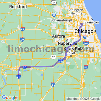 Travel from Tonica to O'Hare airport Limousine service to O'Hare airport (ORD)