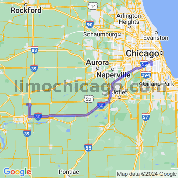 Travel from Troy Grove to Midway airport Limousine service to Midway airport (MDW)