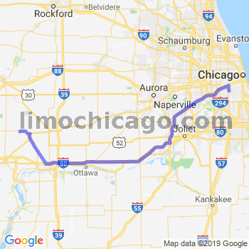 Travel from Van Orin to Midway airport Limousine service to Midway airport (MDW)