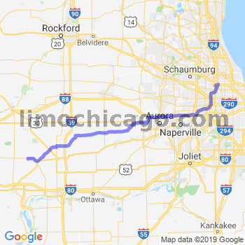 Travel from Van Orin to O'Hare airport Limousine service to O'Hare airport (ORD)