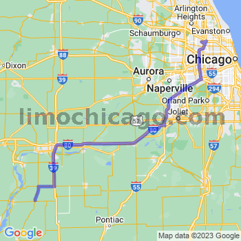 Travel from Varna to O'Hare airport Limousine service to O'Hare airport (ORD)