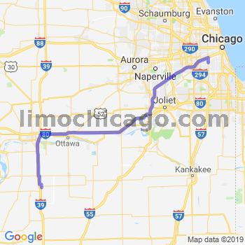 Travel from Wenona to Midway airport Limousine service to Midway airport (MDW)