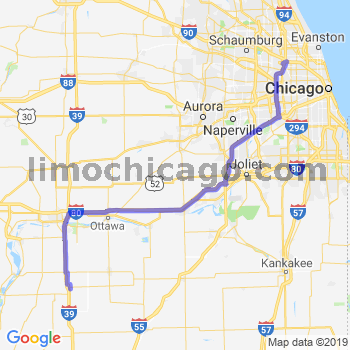 Travel from Wenona to O'Hare airport Limousine service to O'Hare airport (ORD)